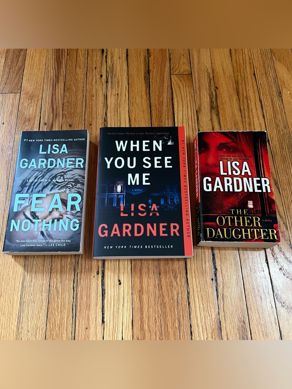 Lisa Gardner Book Set: Fear Nothing / When You See Me / Other Daughter, Thriller